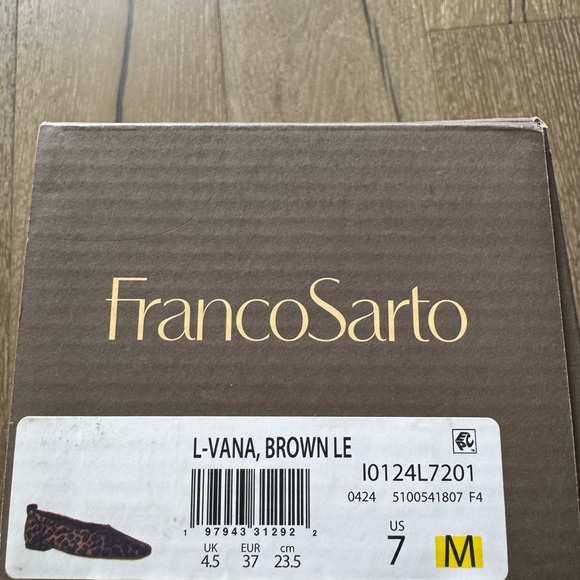 Franco Sarto Vana Leopard Print Women's ballet flats - Picture 6 of 7